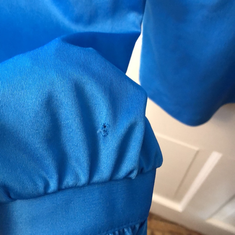 Vintage Polyester Ruffle Blouse. - Picture 5 of 7